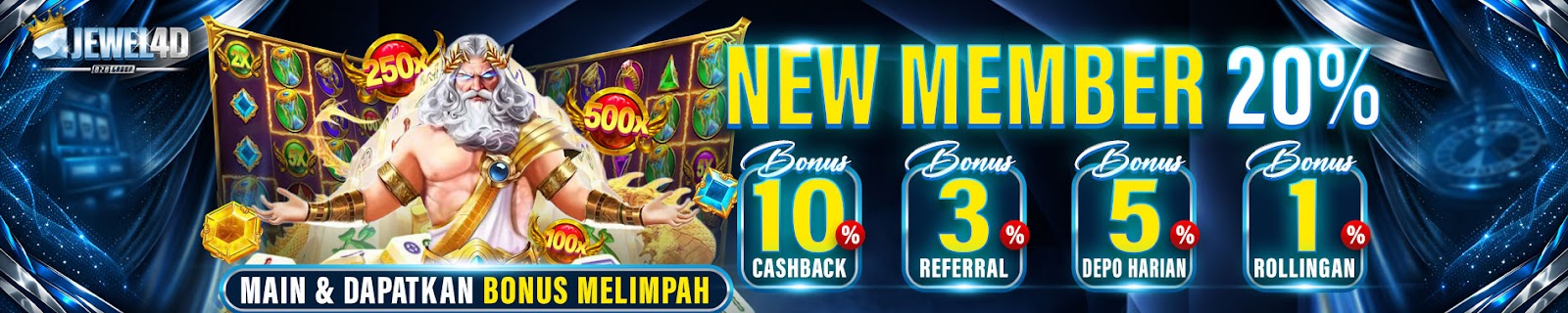 Promo Bonus Terbesar JEWEL4D